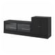 HAVSTA TV storage combination, black, 241x47x89 cm