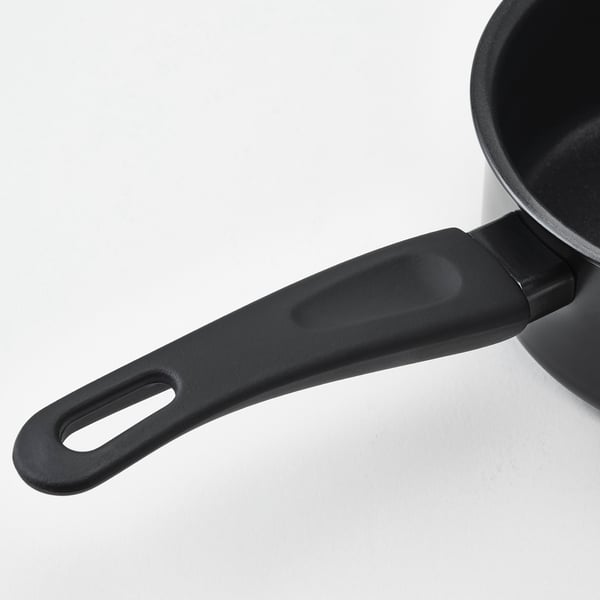 HEMLAGAD saucepan, black, 1 l IKEA