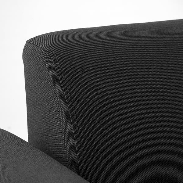 HEMLINGBY 2-seat sofa, Knisa dark grey