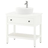 HEMNES / TÖRNVIKEN Open wsh-stnd w drw/wash-basin/tap, white, 82x48x90 cm