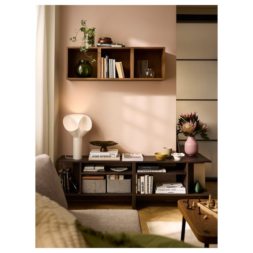 HOLMERUD side table, dark brown, 80x31 cm - IKEA