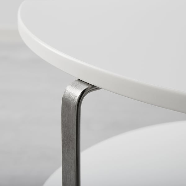 IMFORS Coffee table, white, 80 cm