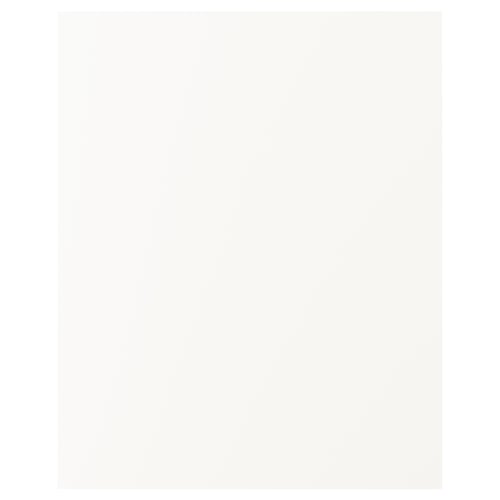 JÄRNBODA, white steel kitchen cabinet side panel, durable, sleek design.