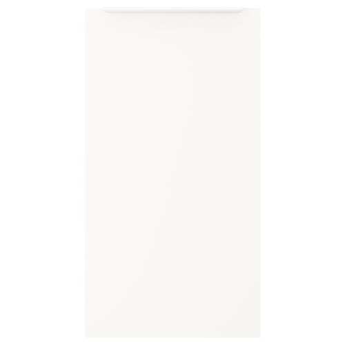 JÄRNBODA white cabinet, rectangle, aluminium handle, easy clean finish.