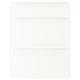JÄRNBODA Drawer front, white, 60 cm