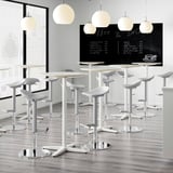 JANINGE Bar stool, grey, 76 cm