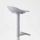 JANINGE Bar stool, grey, 76 cm