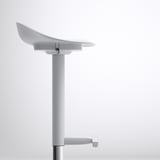 JANINGE Bar stool, grey, 76 cm