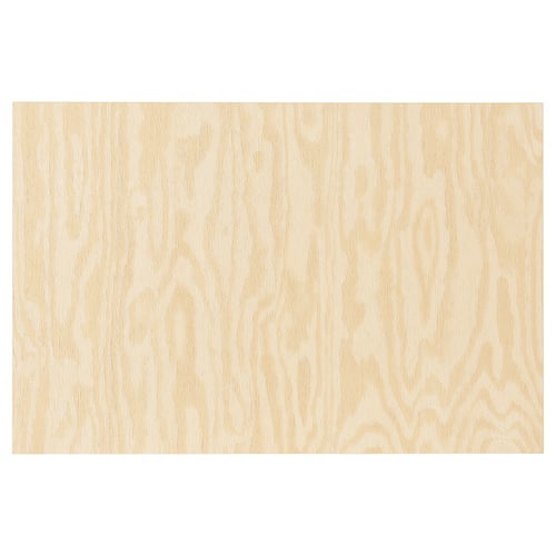 KALBÅDEN pine-effect door for platsa storage, light beige, rectangular, smooth foil.