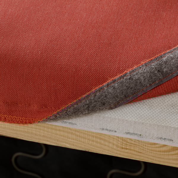 KLIPPAN Cover for 2-seat sofa, Vissle red/orange