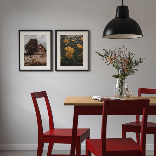 KNOPPÄNG Frame with poster, Countryside living, 40x50 cm