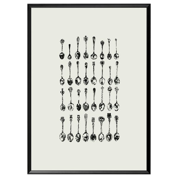 KNOPPÄNG Frame with poster, souvenir collection, 50x70 cm