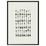 KNOPPÄNG Frame with poster, souvenir collection, 50x70 cm