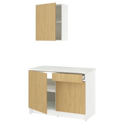 KNOXHULT Kitchen, oak effect, 120x61x220 cm