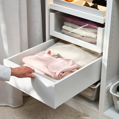 KOMPLEMENT Drawer, white, 50x58 cm