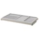 KOMPLEMENT Pull-out tray with insert, grey-beige/light grey, 100x58 cm