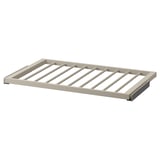 KOMPLEMENT Pull-out trouser hanger, grey-beige, 100x58 cm