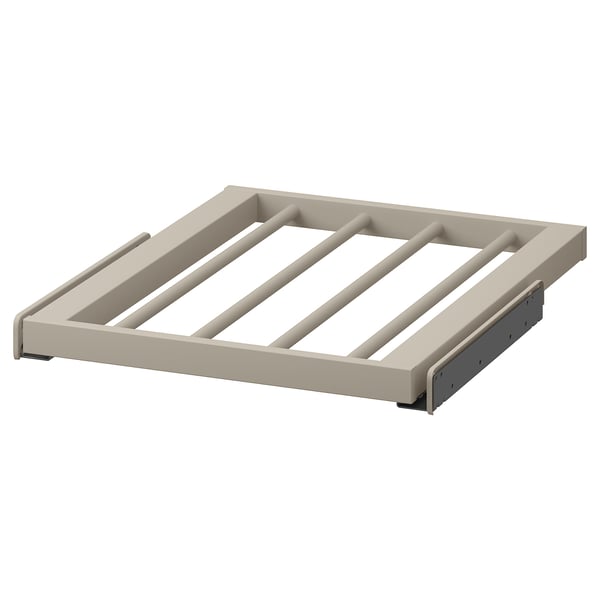 KOMPLEMENT Pull-out trouser hanger, grey-beige, 50x58 cm