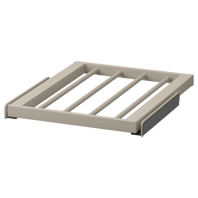 KOMPLEMENT Pull-out trouser hanger, grey-beige, 50x58 cm