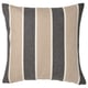 KORALLBUSKE Cushion cover, anthracite beige/stripe pattern, 50x50 cm