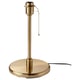 Option: KRYSSMAST Table lamp base, brass-plated