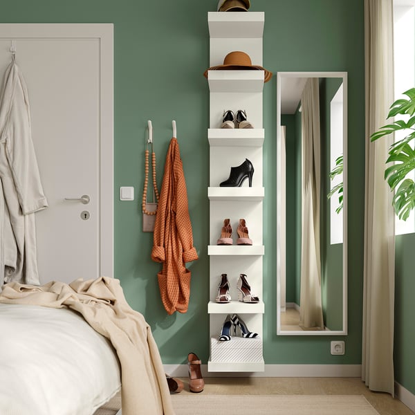 LACK Wall shelf unit, white, 30x190 cm