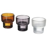 LADUSVALA Tealight holder, mixed colours, 5.5 cm