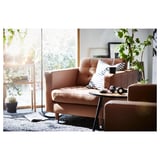 LANDSKRONA Armchair, Grann/Bomstad golden-brown/metal