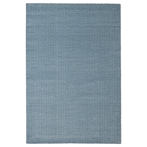 LANGSTED Rug, low pile, light blue, 170x240 cm
