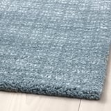 LANGSTED Rug, low pile, light blue, 170x240 cm