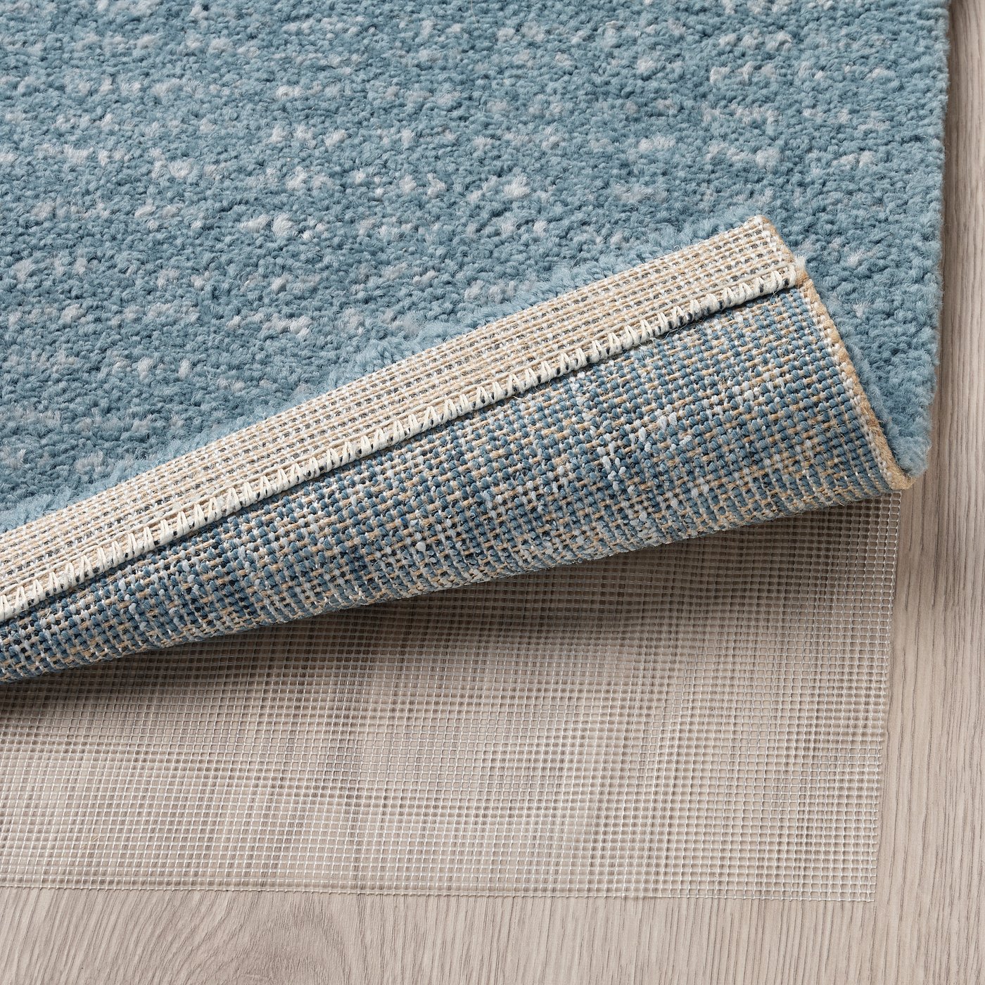 LANGSTED rug, low pile, light blue, 170x240 cm - IKEA