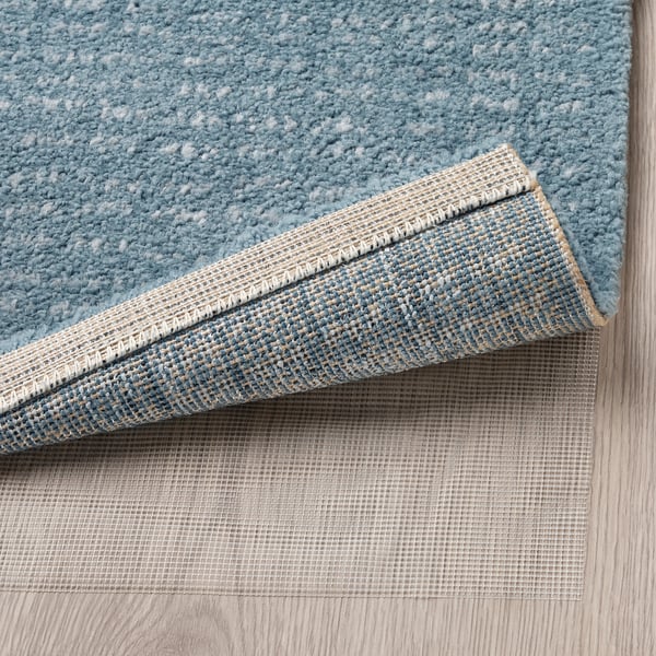 LANGSTED Rug, low pile, light blue, 170x240 cm