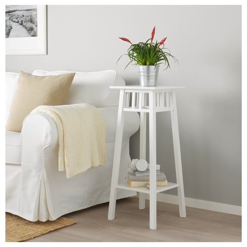 LANTLIV Plant stand, white, 78 cm IKEA