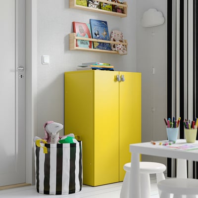 LASTARE Wardrobe combination, yellow, 60x42x100 cm