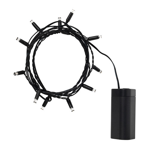 LEDLJUS LED lighting chain with 12 lights IKEA