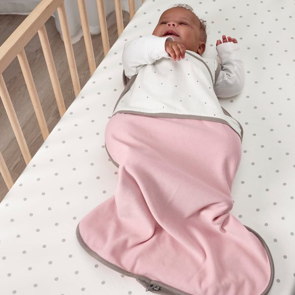 LEN Sleep bag, pink, 0-6 months