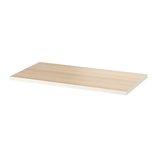 LINNMON Table top white/white stained oak effect IKEA