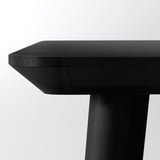 LISABO / ÄLVSTA Table and 6 chairs, black/rattan black, 200x78 cm