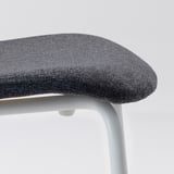 LISABO / KARLPETTER Table and 4 chairs, ash veneer/Gunnared medium grey white, 105 cm
