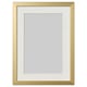Option: LOMVIKEN Frame, gold-colour, 13x18 cm
