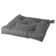 Option: MALINDA Chair cushion, grey, 40/35x38x7 cm
