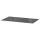 Option: MALM Glass top, transparent grey, 80x48 cm