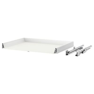 MAXIMERA Drawer, low, white, 80x60 cm