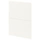 METOD 2 fronts for dishwasher, Vallstena white, 60 cm