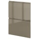 METOD 2 fronts for dishwasher, Voxtorp high-gloss dark grey-brown, 60 cm