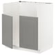 Option: METOD Base cab f TALLSJÖN sink, white/Bodbyn grey, 80x60 cm
