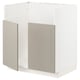 METOD Base cab f TALLSJÖN sink, white/Stensund beige, 80x60 cm