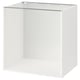 Option: METOD Base cabinet frame, white, 80x60x80 cm