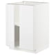 Option: METOD Base cabinet with shelves/2 doors, white/Ringhult white, 60x60 cm