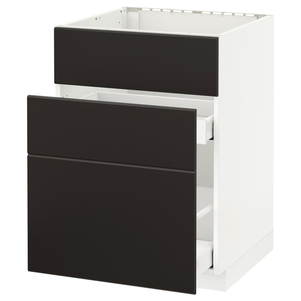 Metod Maximera Base Cab F Sink 3 Fronts 2 Drawers White